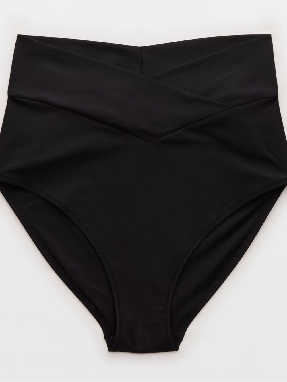 NEW! aerie High-Waist Black Bikini Bottom size XL